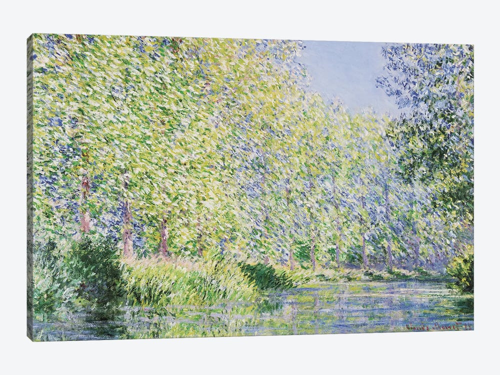 The Epte River Near Giverny by Claude Monet 1-piece Canvas Print
