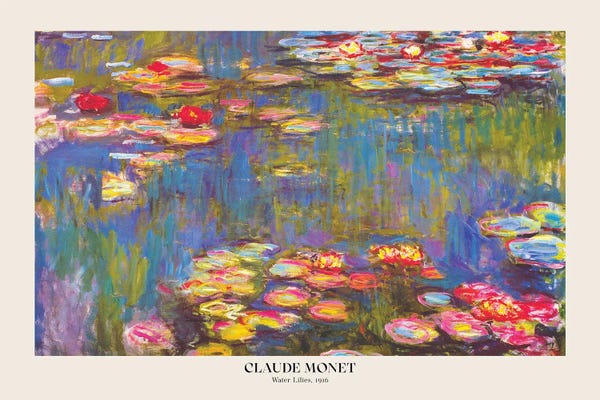 Claude Monet: Claude Monet - Water Lilies, 1916 by Claude Monet