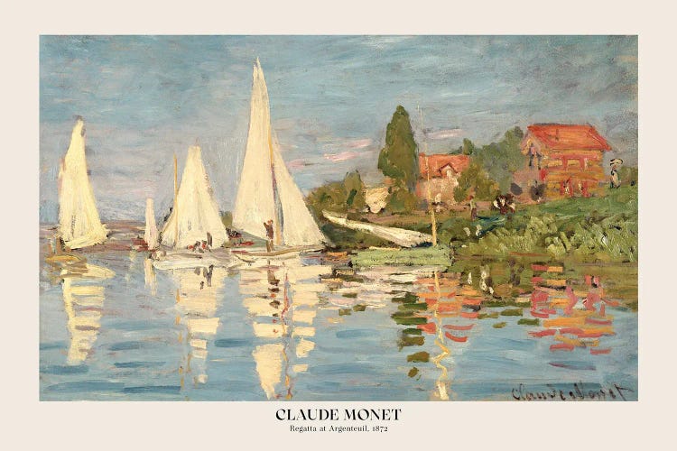 Claude Monet - Regatta At Argenteuil, 1872