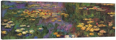 Water Lilies Canvas Art Print - Scenic & Landscape Art