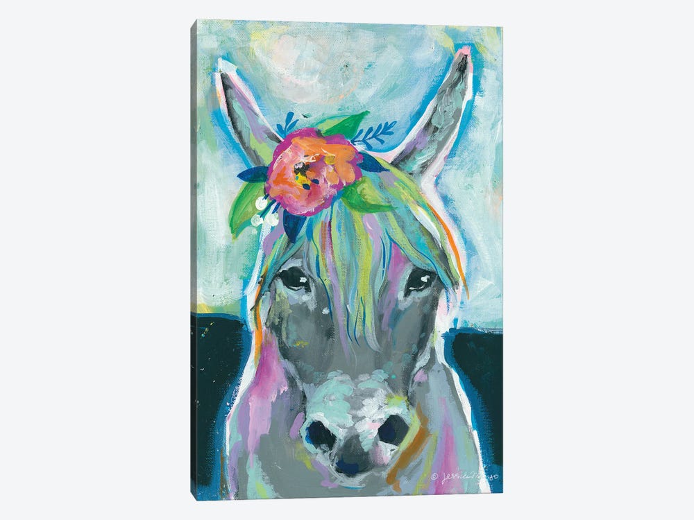 Sweet Donkey 1-piece Canvas Print