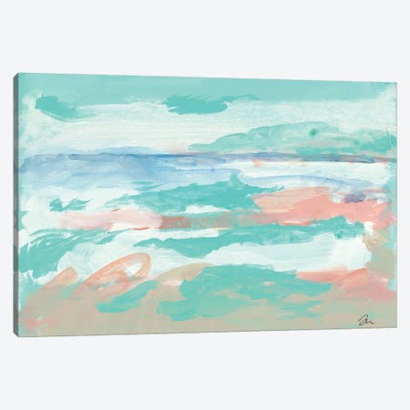 The Seahorse Beach Canvas Print #MNG110} by Jessica Mingo Art Print