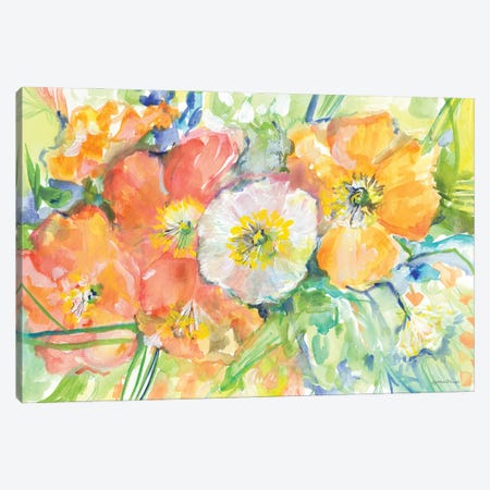 Poppies for Karen Canvas Print #MNG118} by Jessica Mingo Canvas Art Print