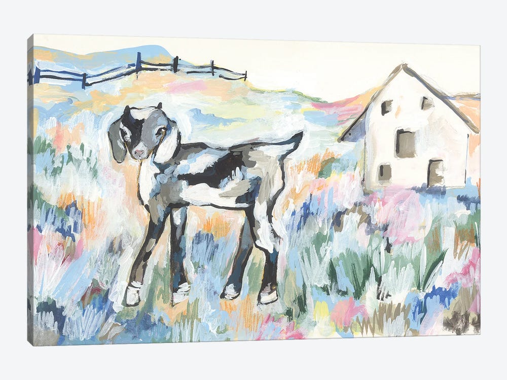 Daisy The Goat by Jessica Mingo 1-piece Art Print