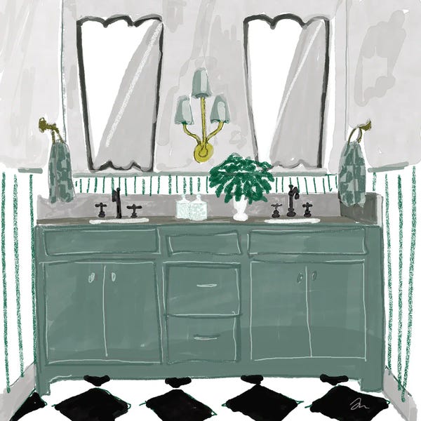 Whimsical Washroom I