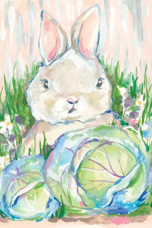 Bunny in the Cabbage Patch     