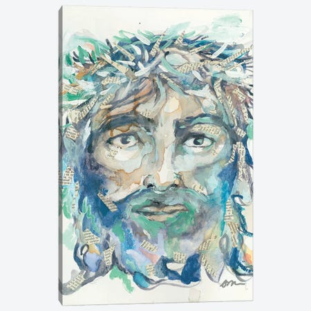 Jesus Christ Canvas Print #MNG61} by Jessica Mingo Canvas Wall Art