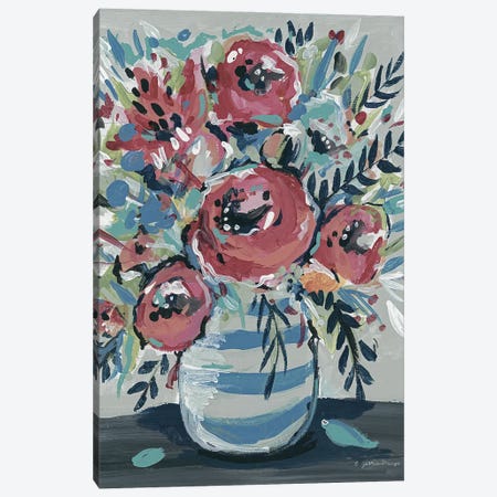 Sophia's Flowers Canvas Print #MNG67} by Jessica Mingo Art Print