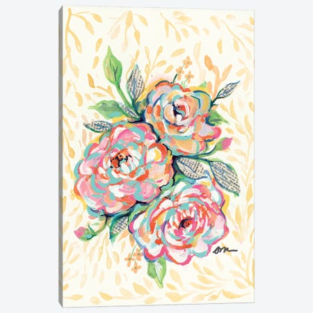 Vintage Rose Canvas Print #MNG70} by Jessica Mingo Art Print