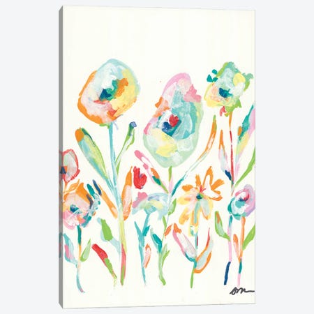 Mod Flowers II Canvas Print #MNG87} by Jessica Mingo Canvas Print
