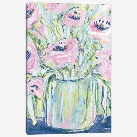 Peonies Canvas Print #MNG90} by Jessica Mingo Canvas Print
