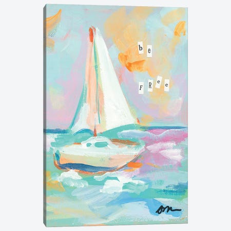 Sailboat II Canvas Print #MNG94} by Jessica Mingo Canvas Art