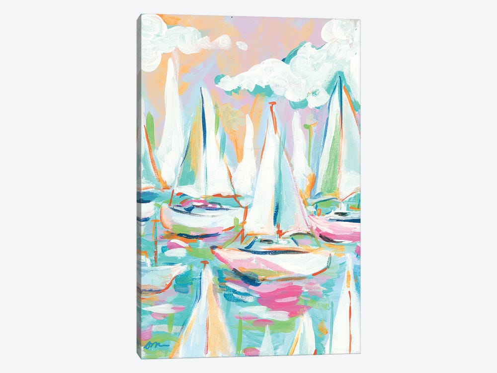 Sailboat Sea by Jessica Mingo 1-piece Art Print