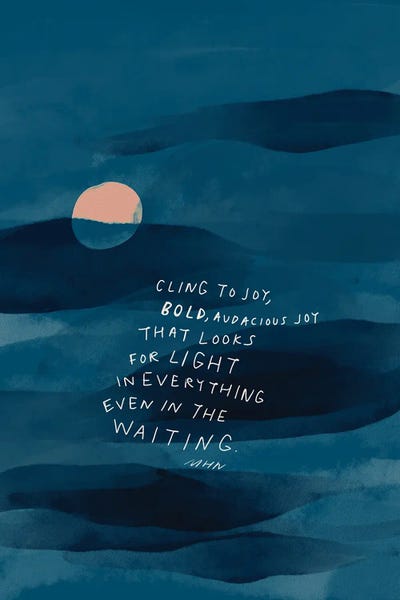 Morgan Harper Nichols: Cling To Joy Navy Blue Night by Morgan Harper Nichols