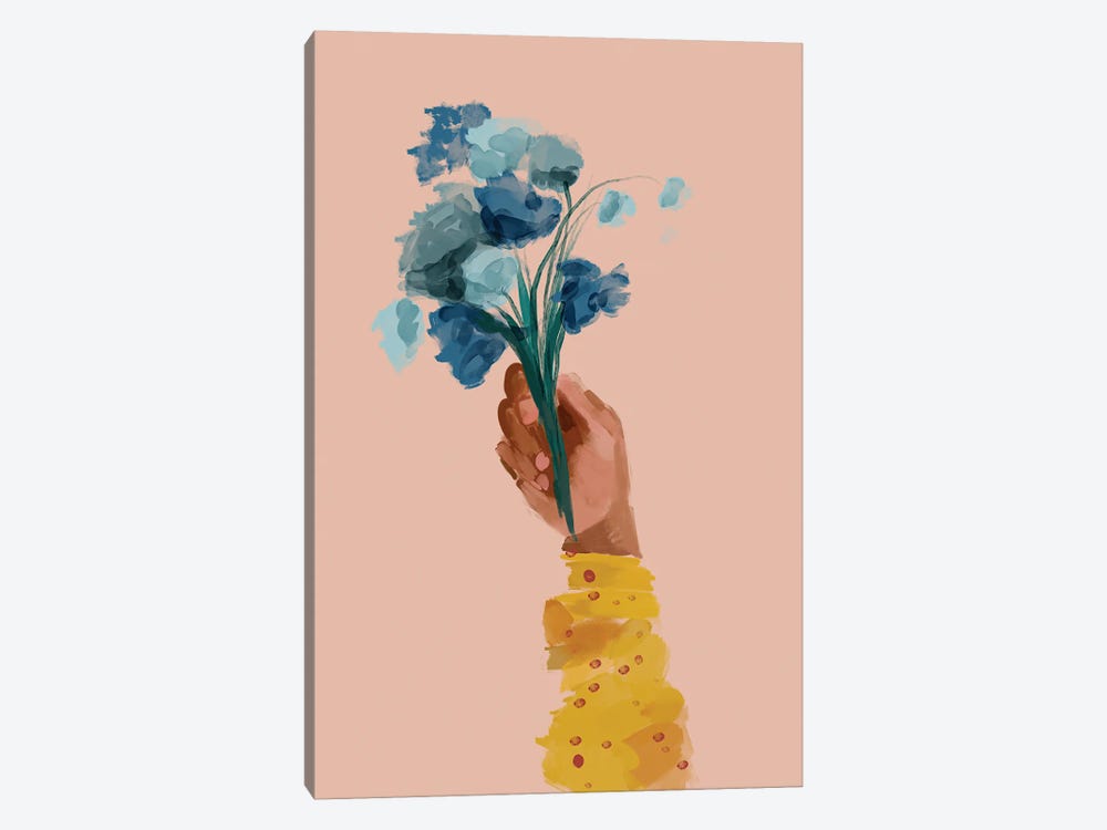 Hand Holding Flowers by Morgan Harper Nichols 1-piece Canvas Art