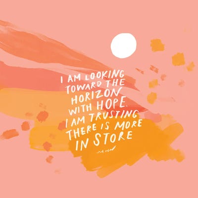 Looking Toward The Horizon by Morgan Harper Nichols metal wall art