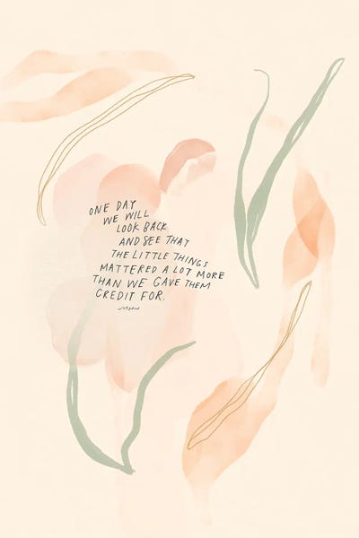 Inspirational Office: One Day We Will Look Back And See by Morgan Harper Nichols