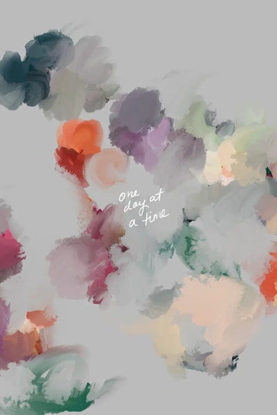 Inspirational Office: One Day At A Time (Gray) by Morgan Harper Nichols