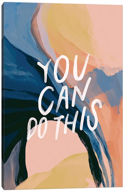 You Can Do This Canvas Art Print - Inspirational Office