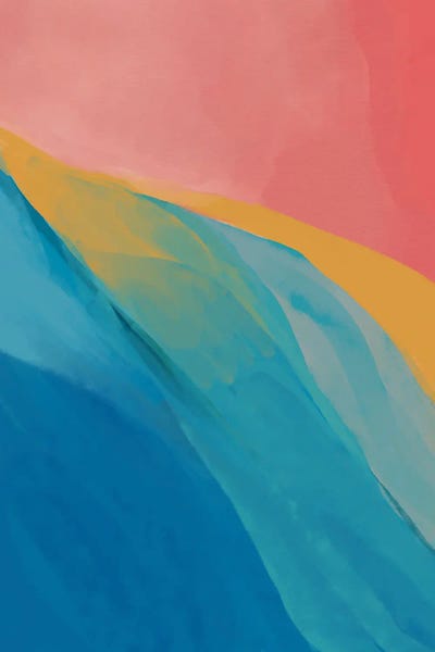 Abstract Primary Colors by Morgan Harper Nichols metal wall art