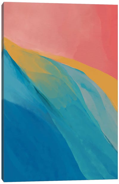 Abstract Primary Colors Canvas Art Print - Morgan Harper Nichols