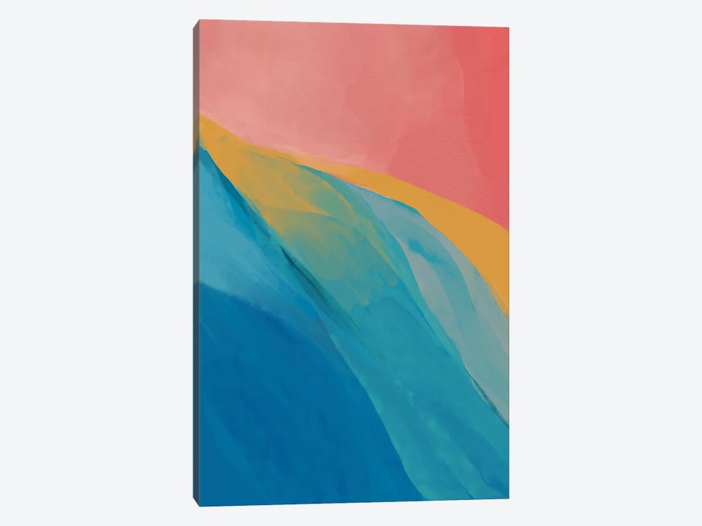 Abstract Primary Colors by Morgan Harper Nichols 1-piece Canvas Wall Art