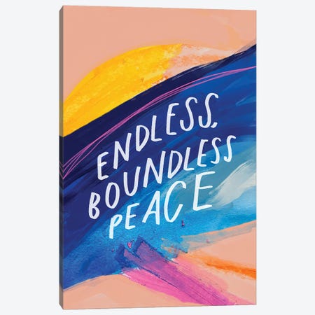 Endless Boundless Peace Canvas Print #MNH18} by Morgan Harper Nichols Canvas Artwork