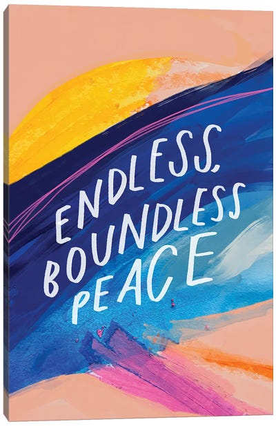 Endless Boundless Peace Canvas Art Print - Morgan Harper Nichols