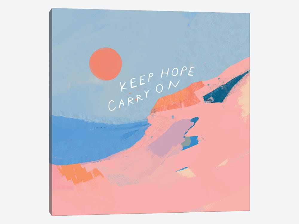 Keep Hope Carry On by Morgan Harper Nichols 1-piece Canvas Wall Art