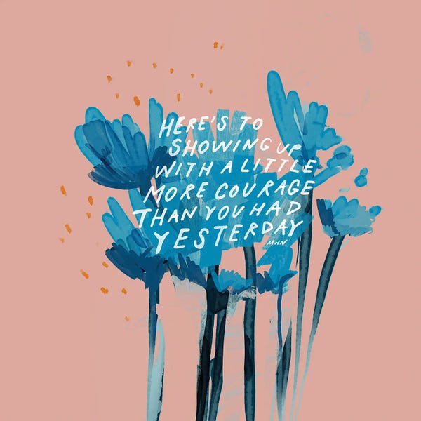 Inspirational Office: More Courage Than You Had Yesterday by Morgan Harper Nichols