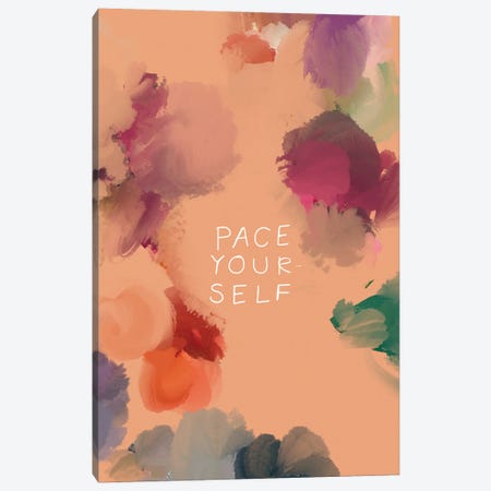 Pace Yourself Canvas Print #MNH43} by Morgan Harper Nichols Canvas Art Print
