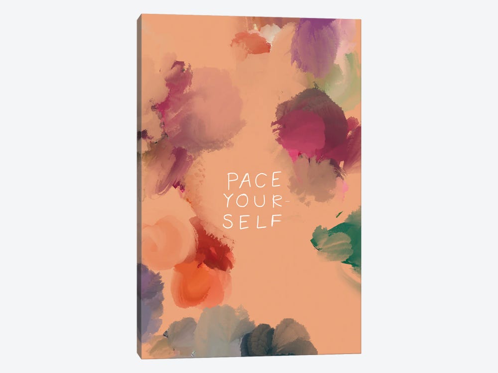 Pace Yourself by Morgan Harper Nichols 1-piece Canvas Art