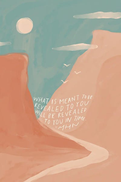 Revealed To You In Time by Morgan Harper Nichols metal wall art