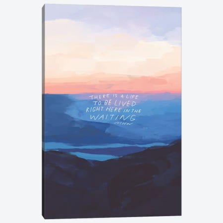 Right Here In The Waiting Canvas Print #MNH47} by Morgan Harper Nichols Canvas Art