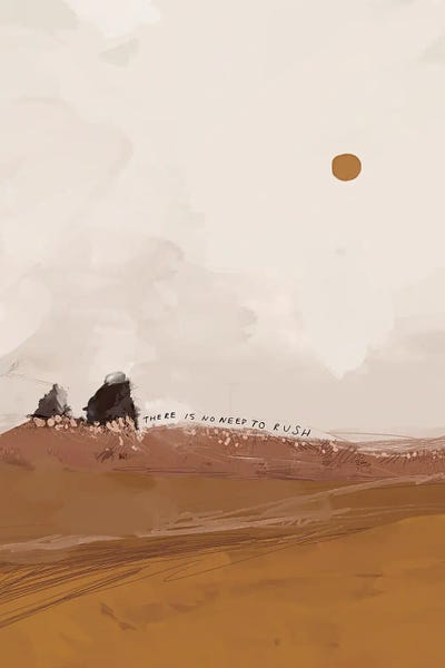 There Is No Need To Rush by Morgan Harper Nichols metal wall art