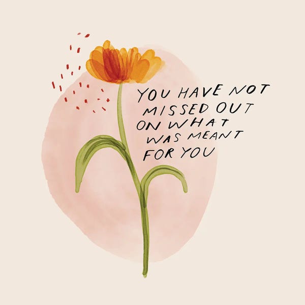 Inspirational Office: You Have Not Missed Out On What Was Meant For You by Morgan Harper Nichols