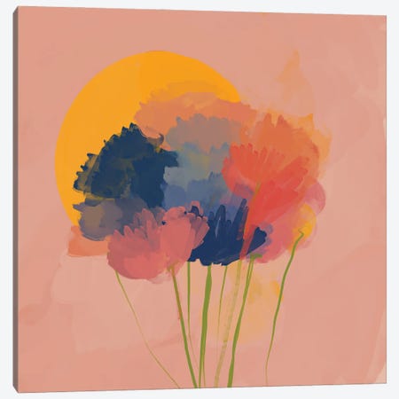 Messy Flowers In The Sun Canvas Print #MNH66} by Morgan Harper Nichols Canvas Art