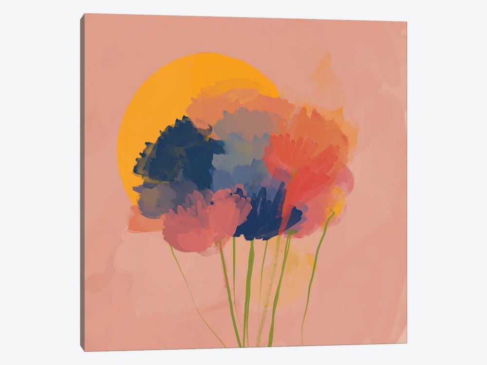 Messy Flowers In The Sun by Morgan Harper Nichols 1-piece Canvas Print