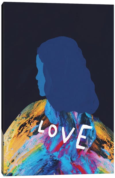 Love Canvas Art Print - Love Typography