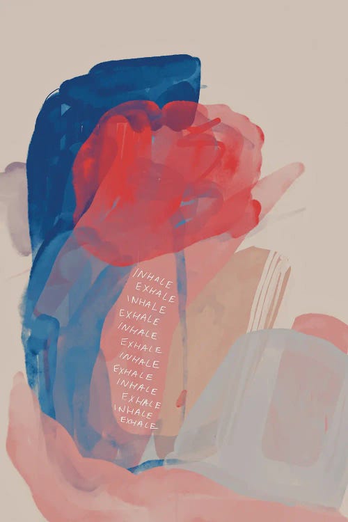 Inhale Exhale Abstract by Morgan Harper Nichols wall art