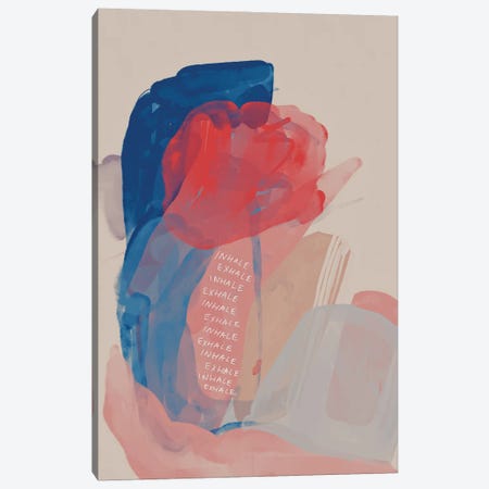 Inhale Exhale Abstract Canvas Print #MNH75} by Morgan Harper Nichols Canvas Print
