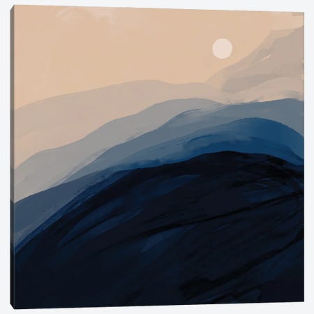 Blue Sunrise Canvas Print #MNH80} by Morgan Harper Nichols Art Print