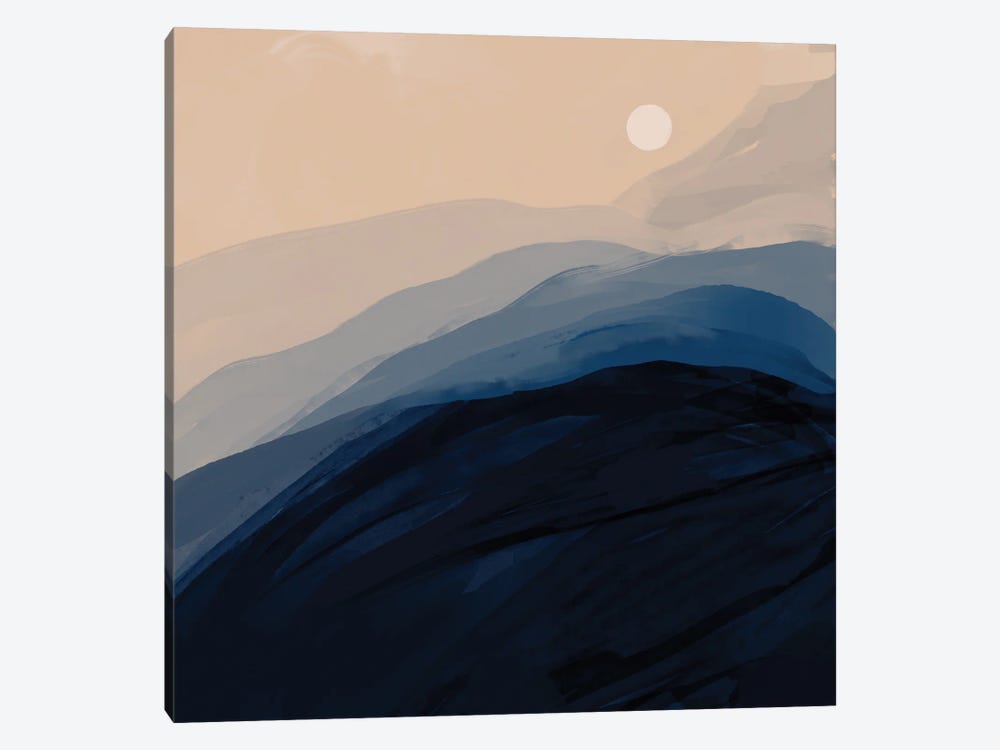 Blue Sunrise by Morgan Harper Nichols 1-piece Canvas Print