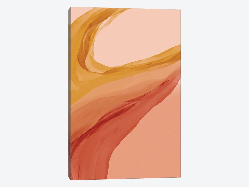 Red Gold Abstract by Morgan Harper Nichols 1-piece Canvas Wall Art