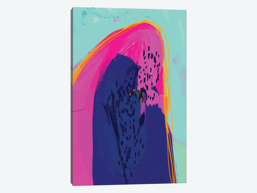 Neon Color Abstract by Morgan Harper Nichols 1-piece Canvas Artwork
