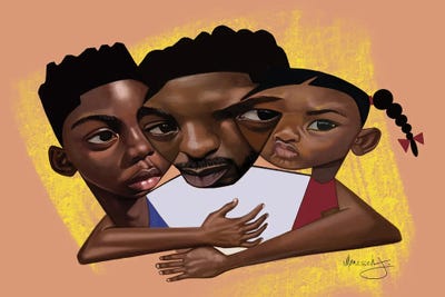 Fatherly Love by Manasseh Johnson framed wall art