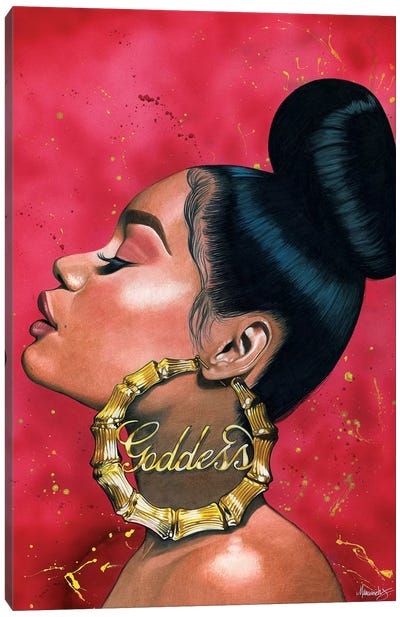 Goddess Canvas Art Print - Black Lives Matter Art