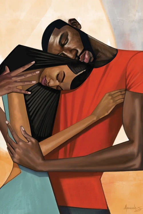 Comfort Couple by Manasseh Johnson wall art