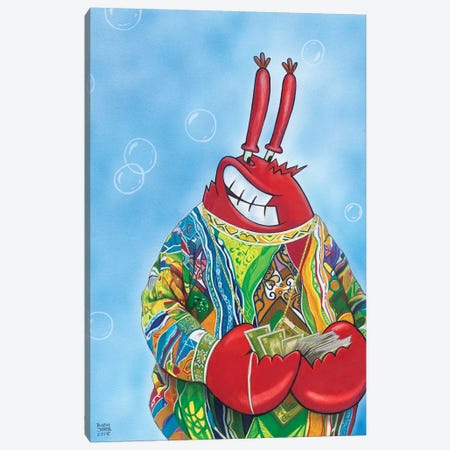 Krabbie Smalls Canvas Print #MNJ14} by Manasseh Johnson Canvas Art Print