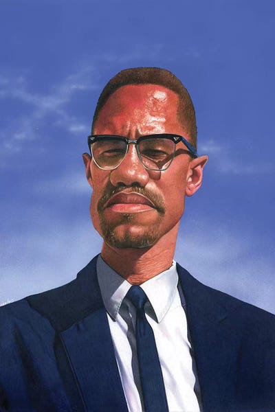 Manasseh Johnson: Malcolm X by Manasseh Johnson